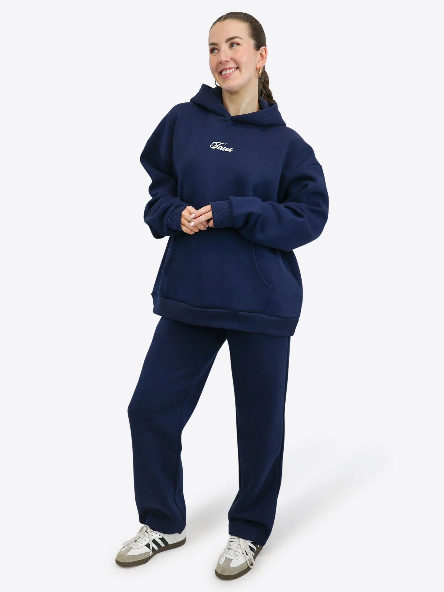 Wide Waistband Hoodie 2.0 – Midnight Blue - Image 4